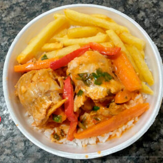 Marmitex de filé de Merluza